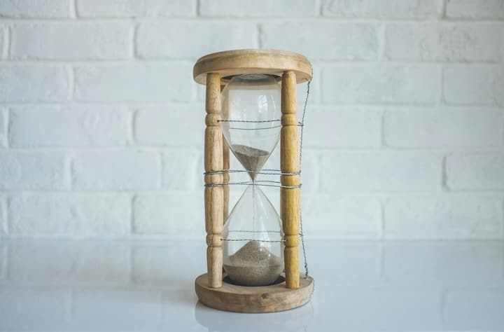 Sanduhr als Symbol für den TMSnat-Timer